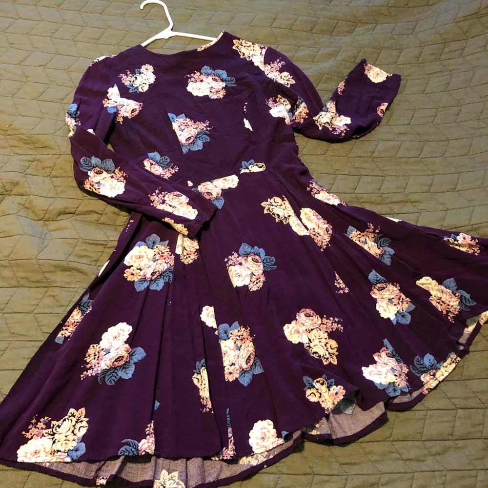Floral Long Sleeve Dress